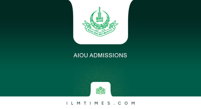 Aiou Admissions Online Apply Last Date Fee Structure