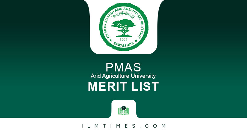 Arid University Merit List