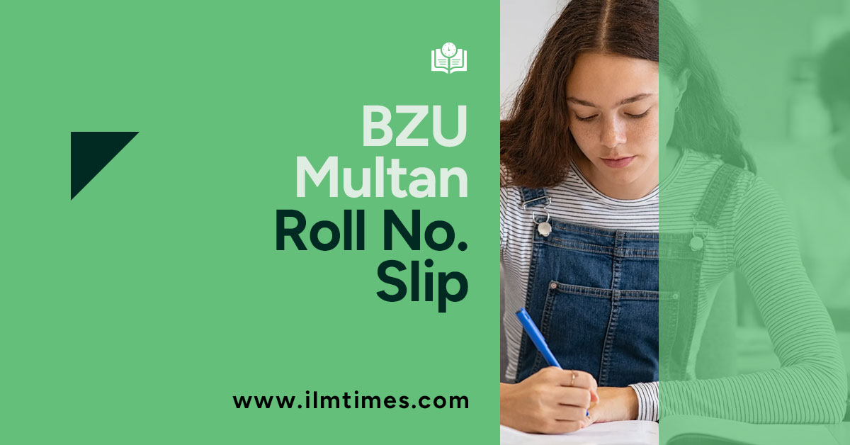 BZU Roll Number Slip