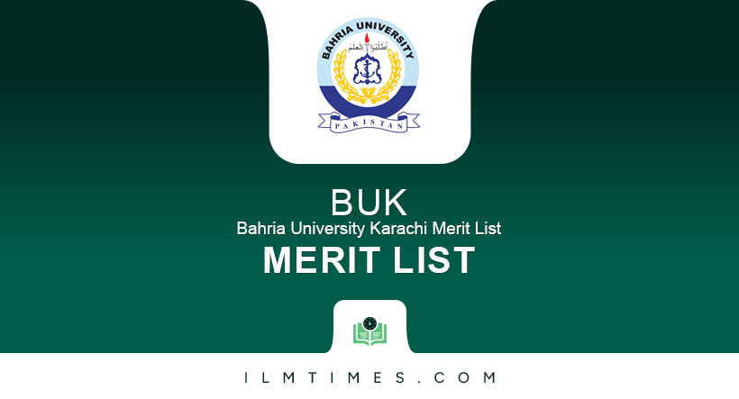 Bahria University Karachi Merit List