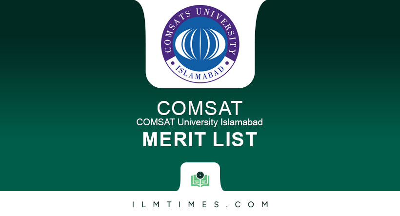 COMSAT University Islamabad Merit List