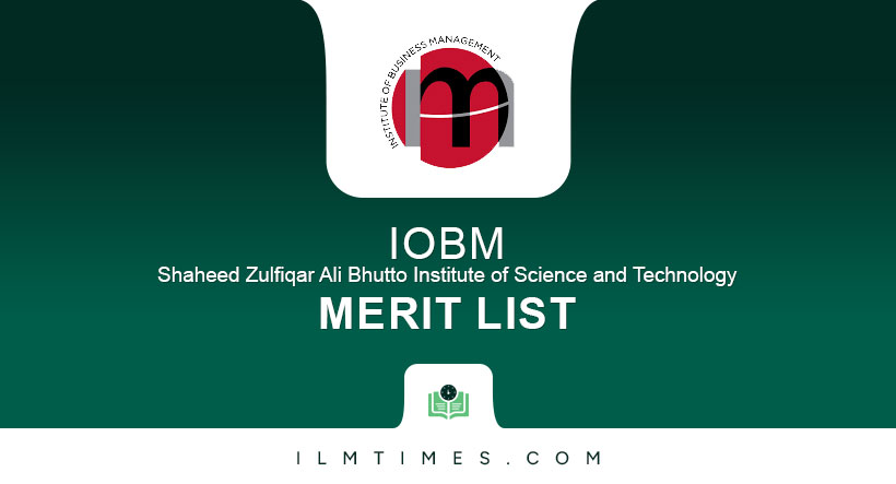 IOBM Merit List