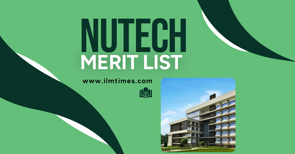 NUTECH Merit List 2024