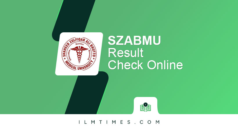 SZABMU Entry Test Result