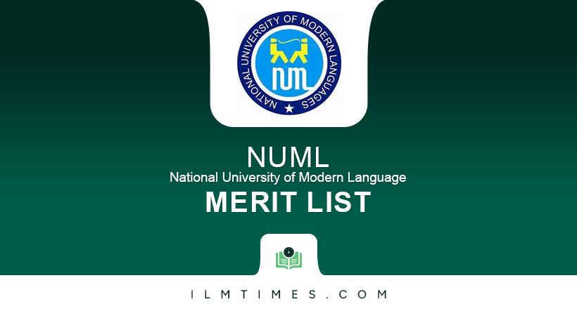 NUML Merit List