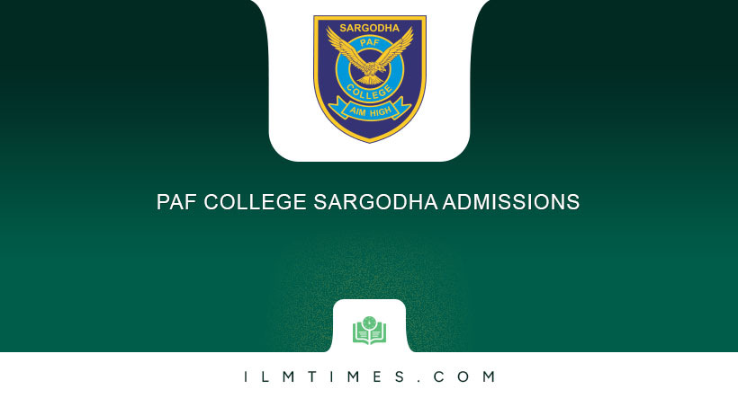 PAF College Sargodha Admissions