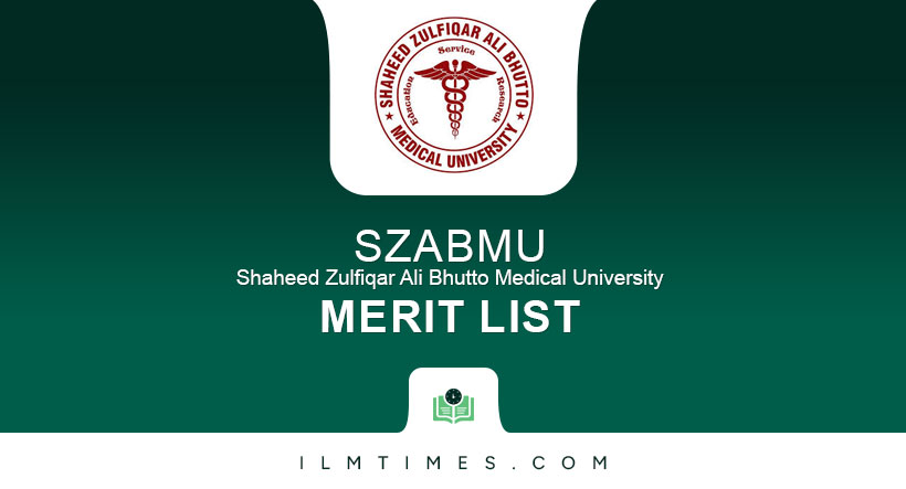 SZABMU Merit List