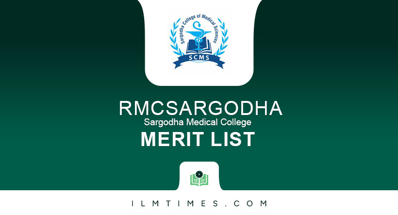 Sargodha Medical College Merit List