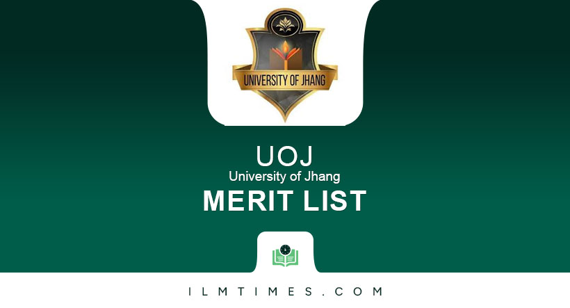 University of Jhang Merit List