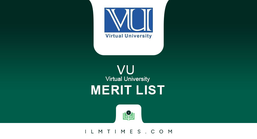 Virtual University merit list