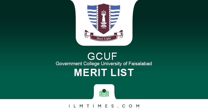 GCUF Merit List