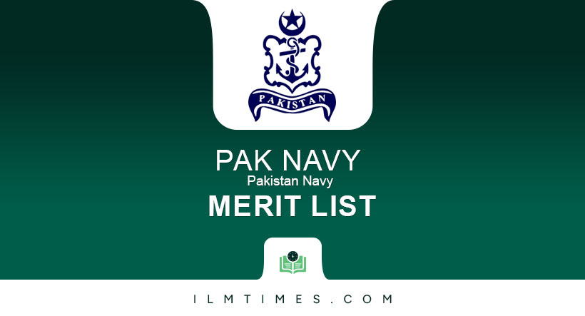 Pak Navy Merit List