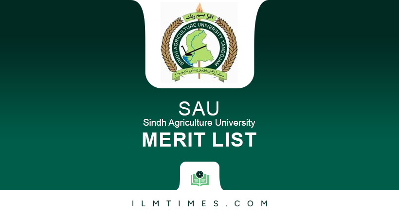 Sindh Agriculture University merit list