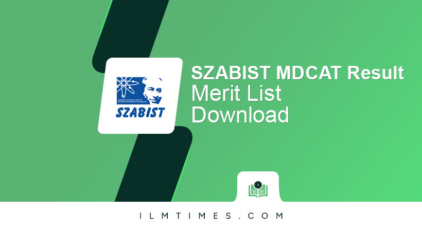 SZABIST MDCAT result